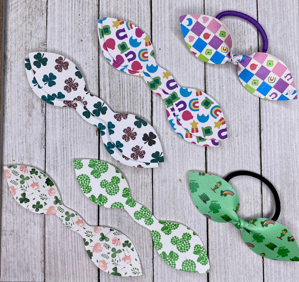 St. Patrick's Day topknots