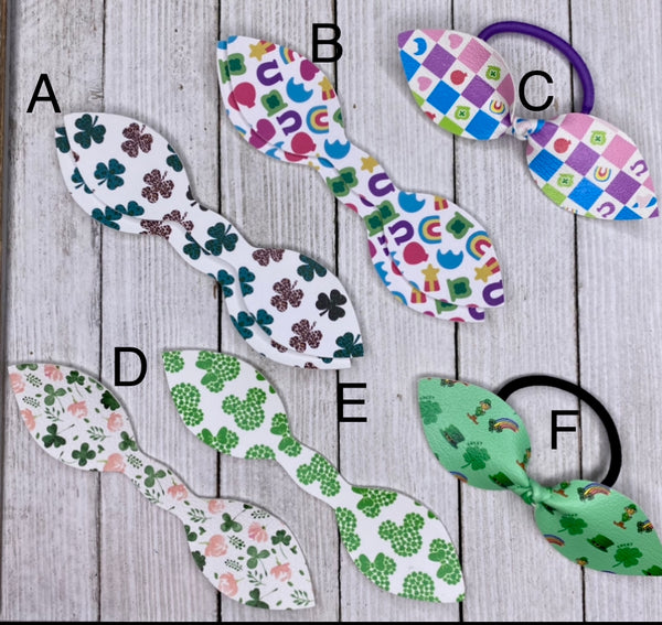 St. Patrick's Day topknots