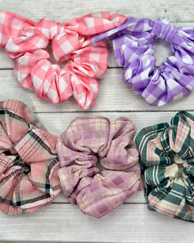 Plaid & Gingham Scrunchie