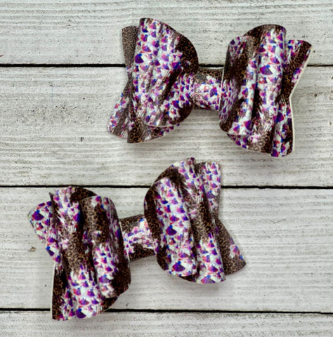 Purple Western piggy set