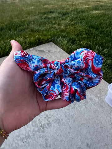 Oil spill 4th scrunchie.
