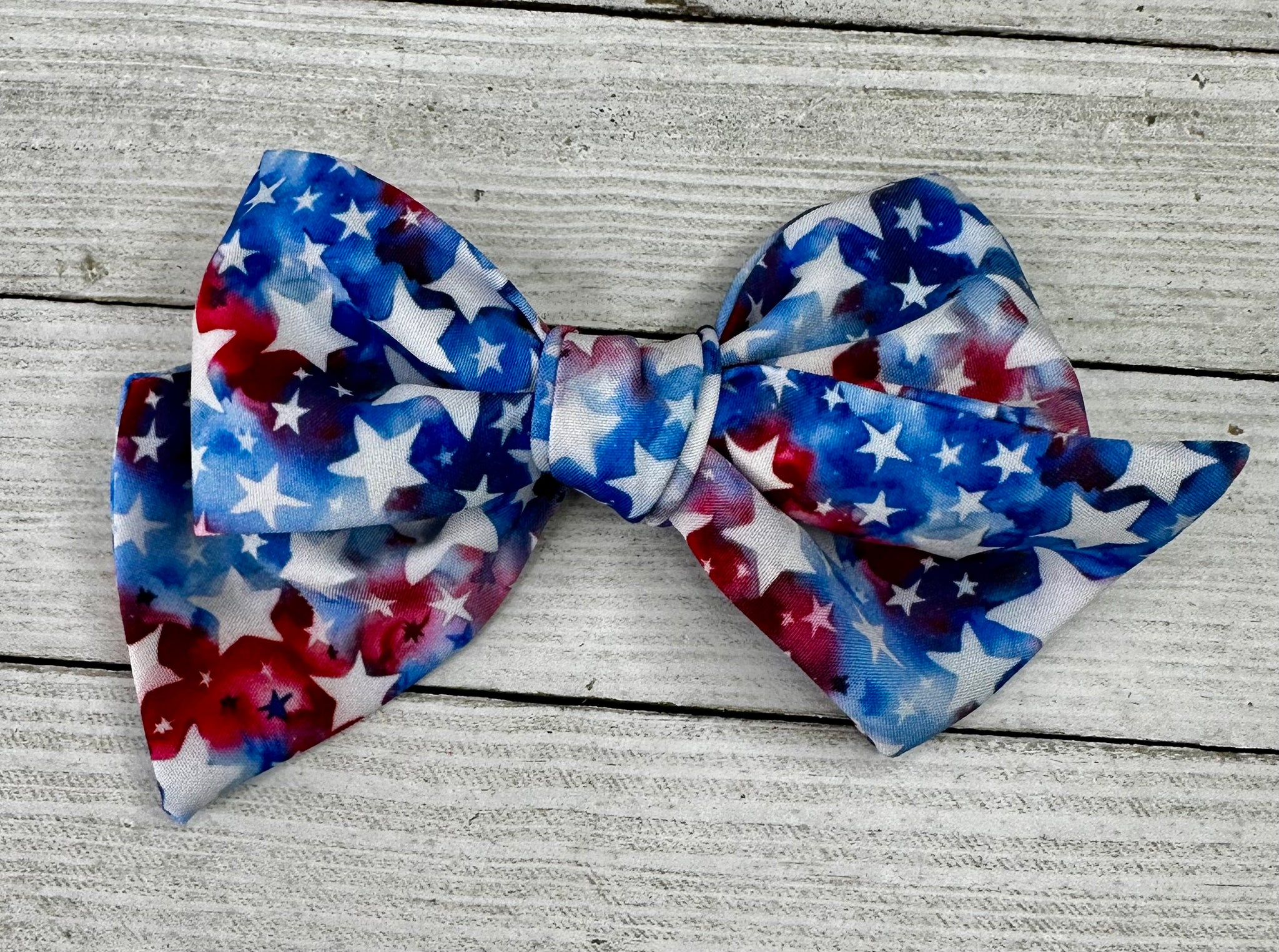 Red & Blue star hand tied