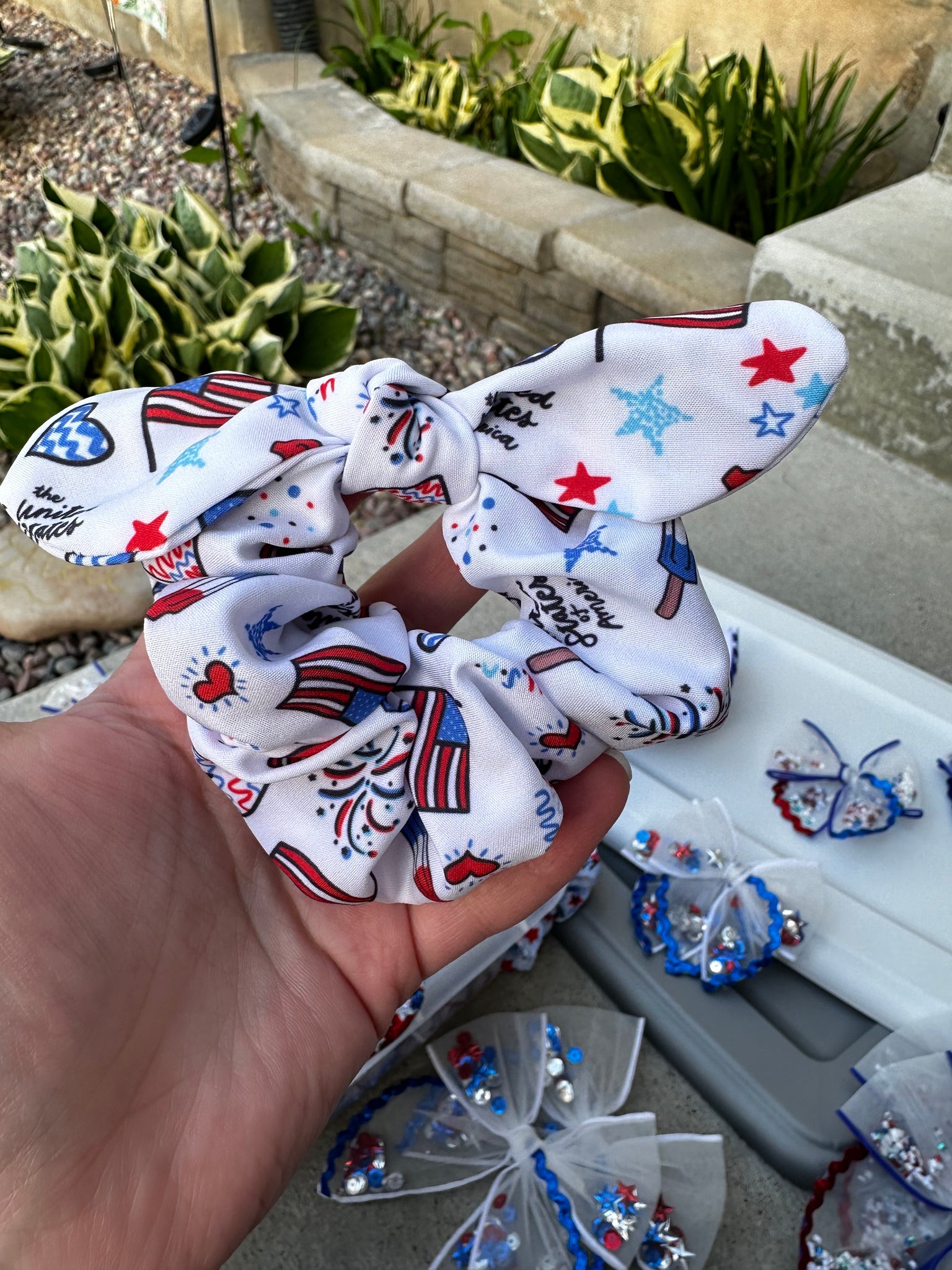 All Things July scrunchie