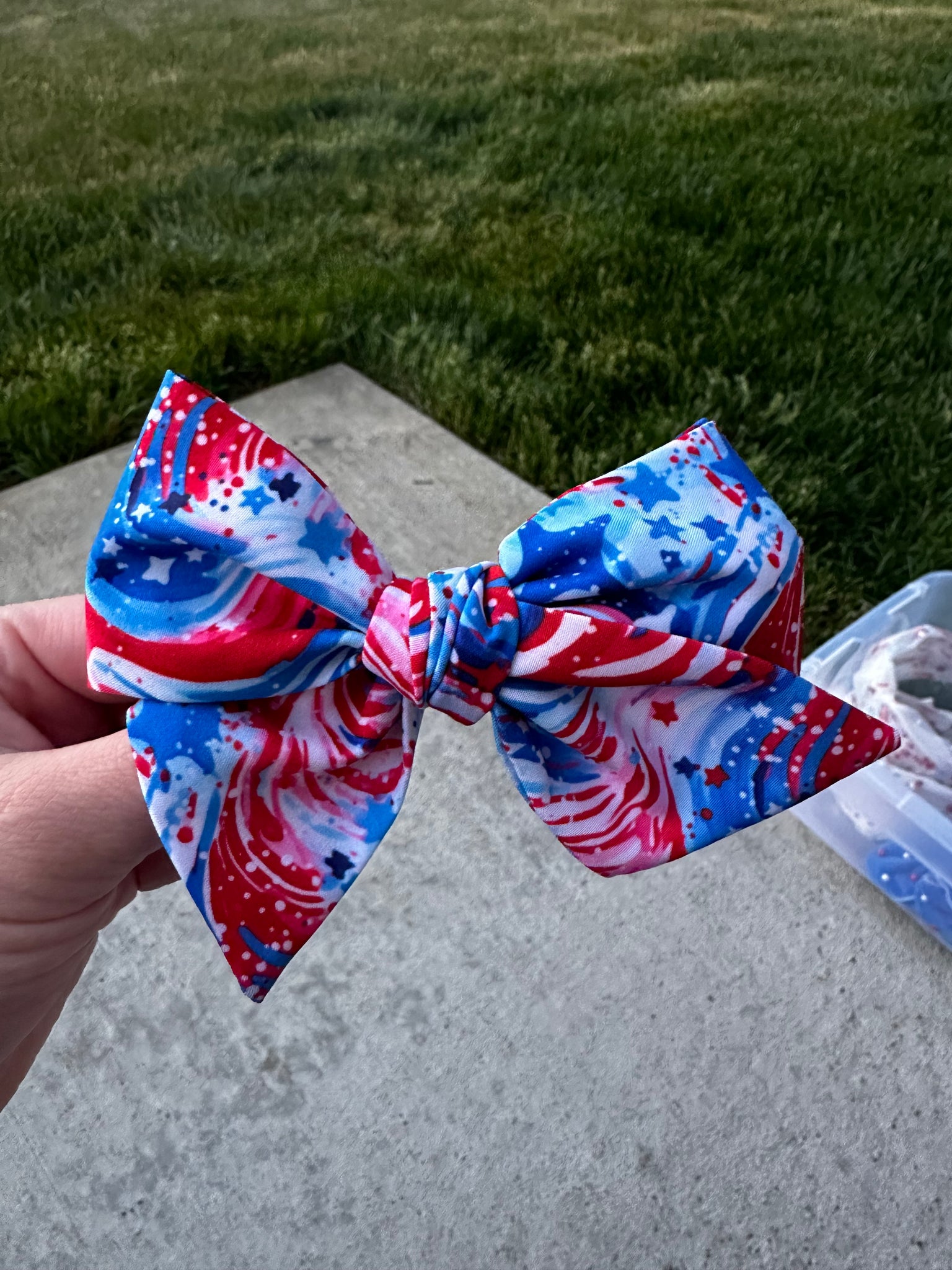 Oil Spill 4th hand tied