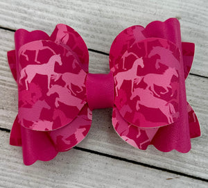 Pink Horses Bow