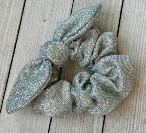 Silver Scrunchie