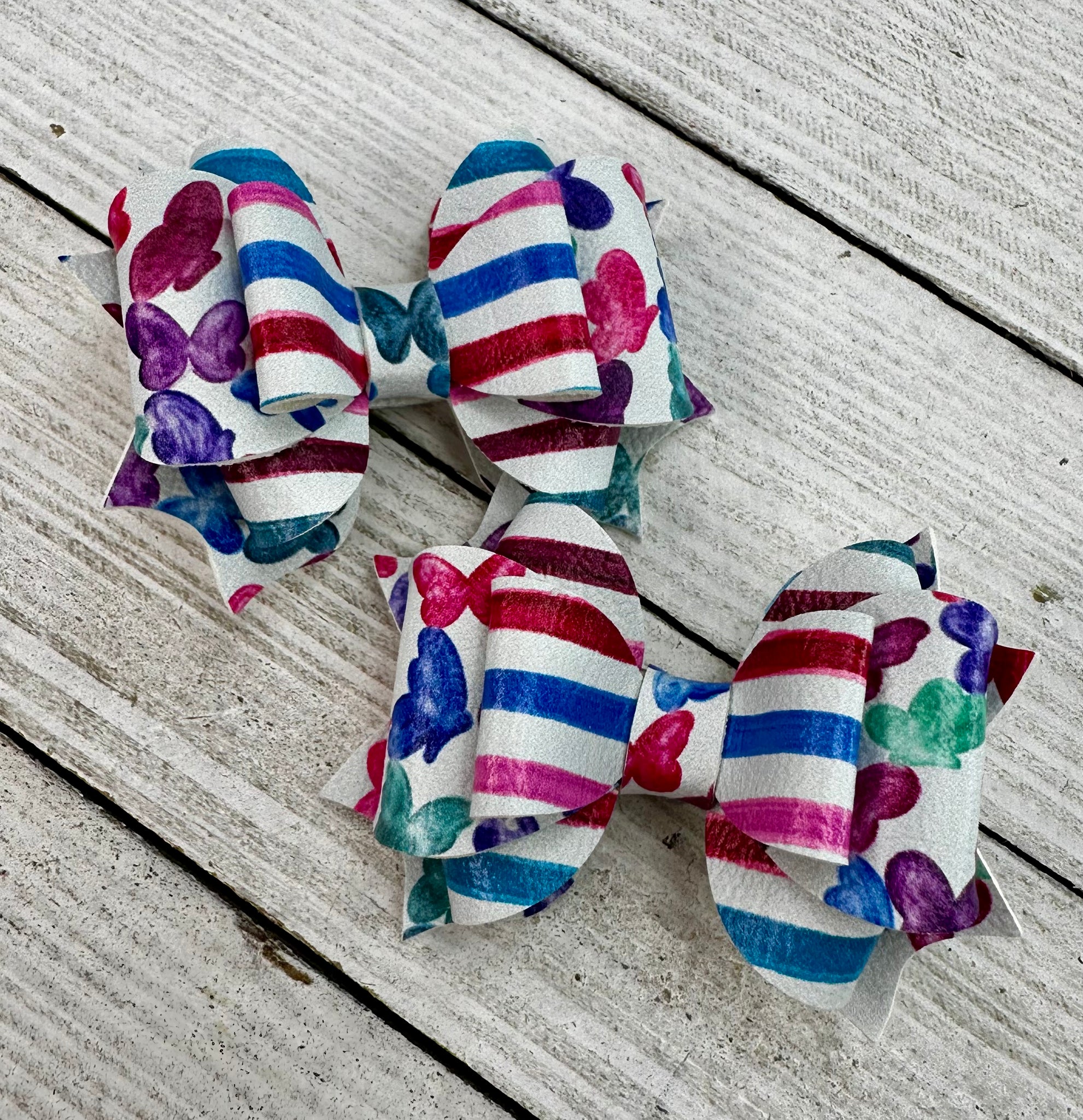 Watercolor Butterfly Piggy Set