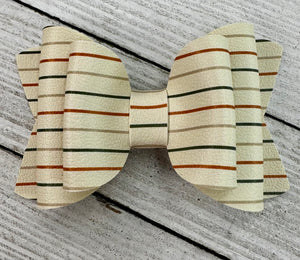 Boho Stripe Bow