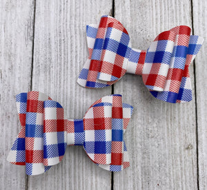 USA Gingham Piggy Set