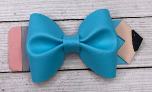 Blue Pencil Bow