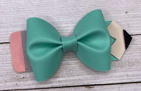 Mint Pencil Bow