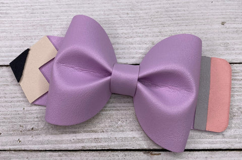 Light Purple Pencil Bow