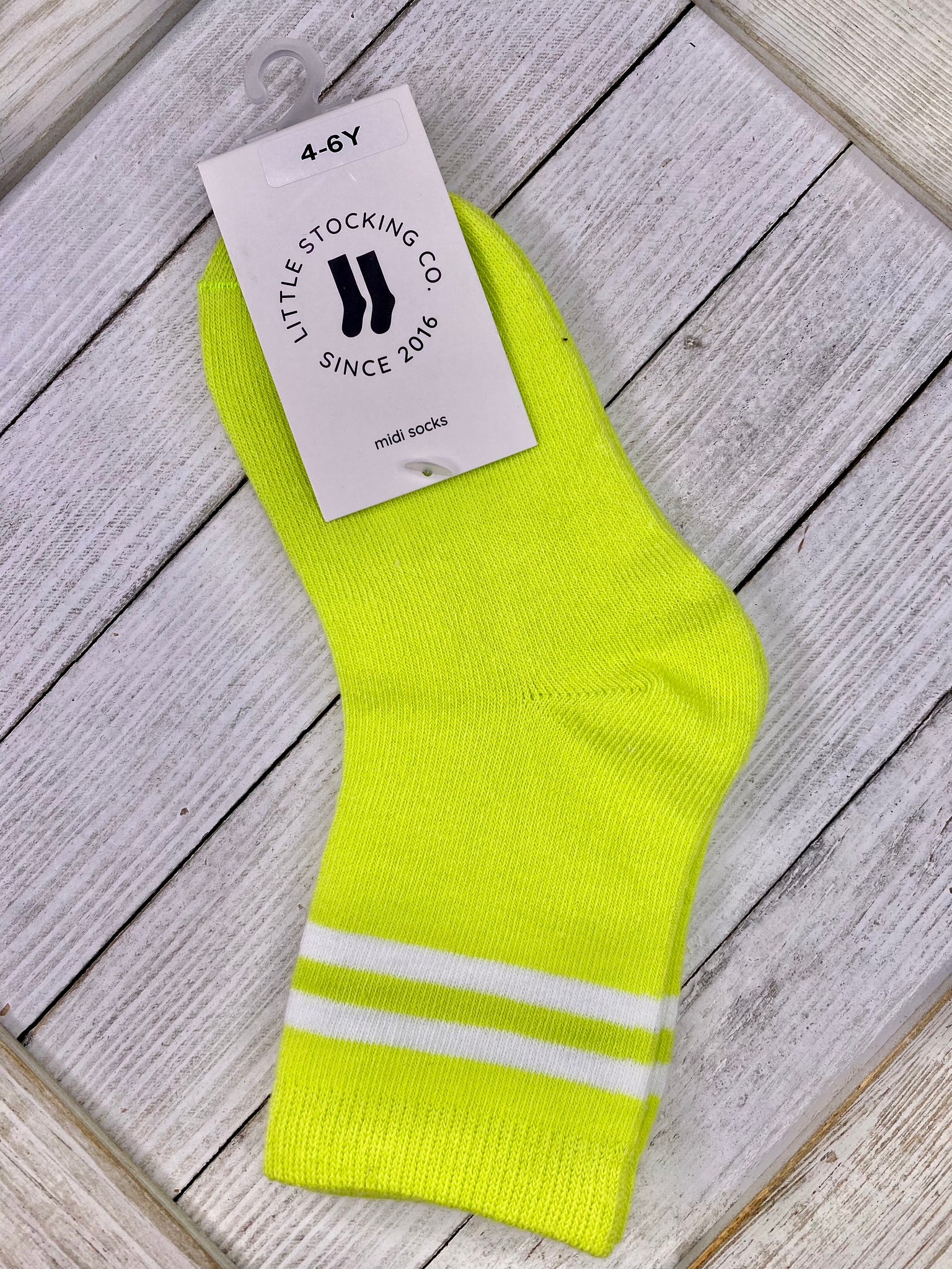 Neon Stripe Sock 7/10Y only