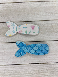 mermaid tail snap clips