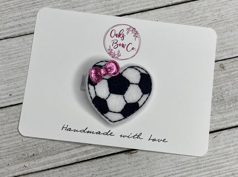 Soccer heart Clips