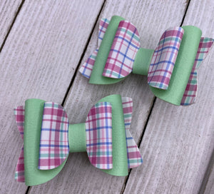 plaid Piggy Set